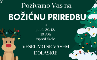 POZIV NA BOŽIĆNU PRIREDBU